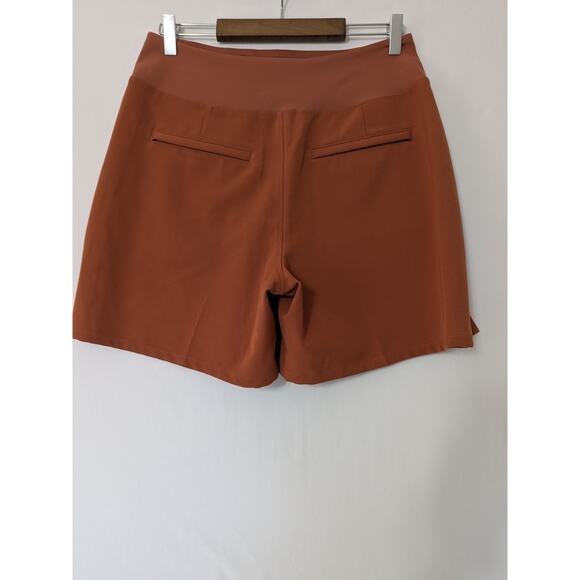 Athleta Endless Pleated Skort In Rust Orange Tennis Golf Athleisure Womens 8 New - Picture 5 of 12